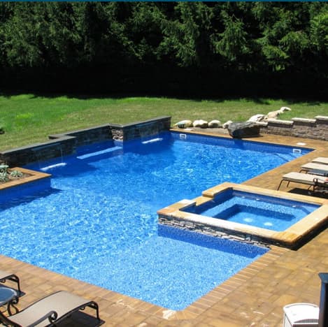 Custom in-ground pool and backyard design by Poolmasters, photo 3