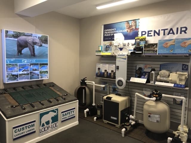 Poolmasters store and showroom in Bellmore, NY